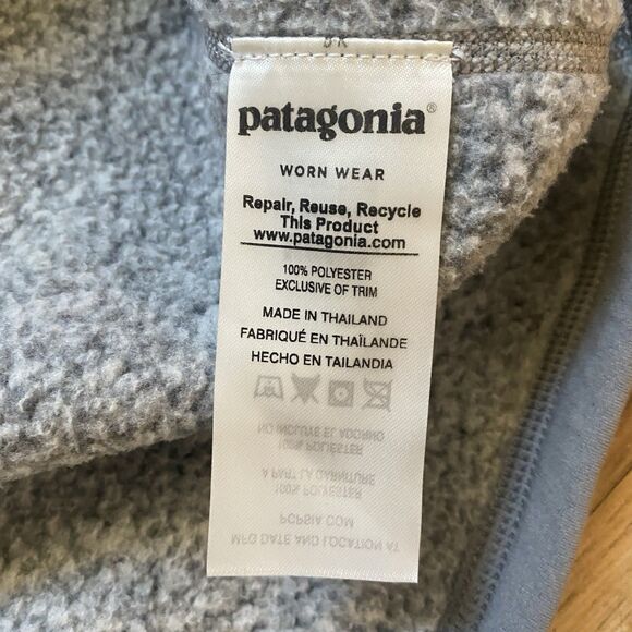 Patagonia W’s Grey L Better Sweater ¼ Zip Fleece Pullover High Point University - Picture 8 of 16